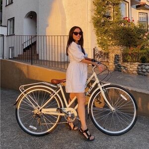 Sunday Best White Mini Dress with Puffed Sleeves